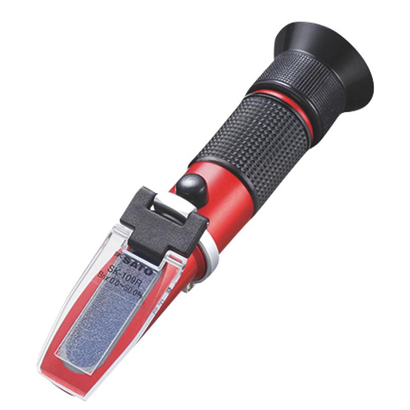 【1個】小型機械 SATO SK-100R 手持屈折計(Brix0〜32％) 00498748