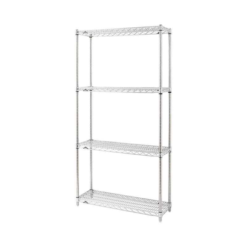 【1台】メタルラック ステンレスエレクター SAS760：PS1590：4段 00502865