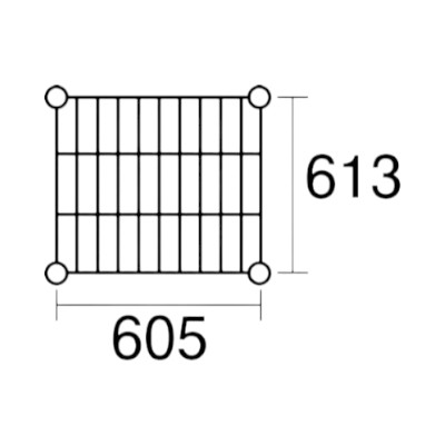 【1台】メタルラック ステンレスエレクター SLS610：PS1900：6段 00503439