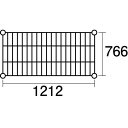 【1台】メタルラック ステンレスエレクター SLMS1220:PS1590:5段 00505546(3)