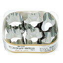 【1個】製菓用型 (S) 18-8ビスケット抜型 小 6PC No.137 00508138