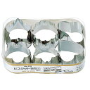 【1個】製菓用型 (S) 18-8ビスケット抜型 大 6PC No.135 00508140