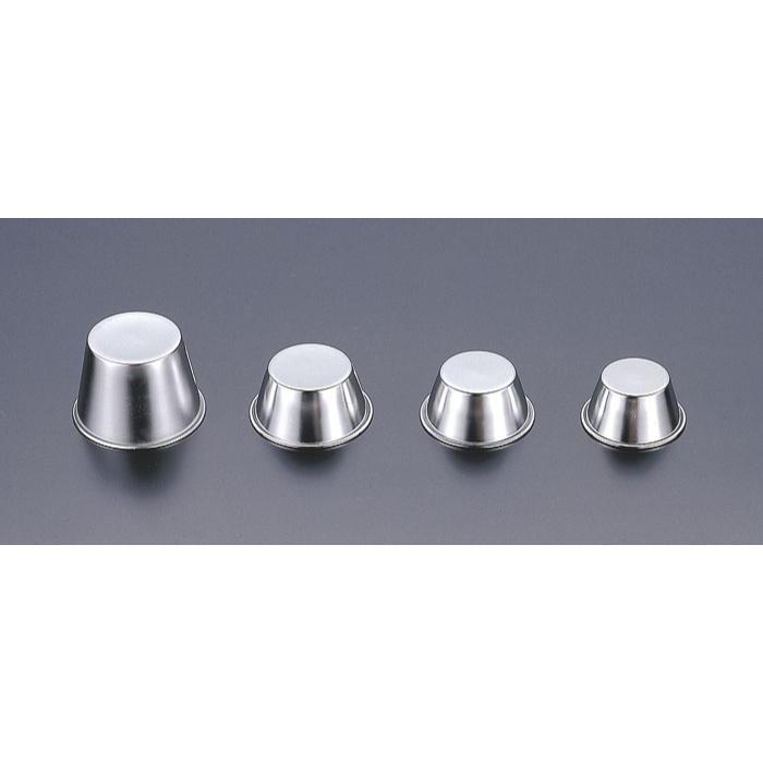 點心製作工具 - 【1個】製菓用型 (S) 18-8プリンカップ 大 100cc No.158 00508393