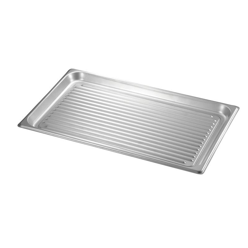 【1個】製菓・製パン用品 KO 18-8波型ホテルパン 1/1×20mm 00508890