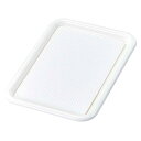 【1個】サービス用品 MT-028 マジックトレー 角型 ミニ 6インチ 白 PP袋入 00510452