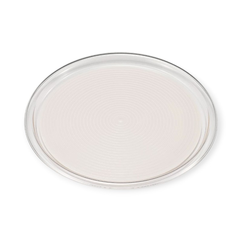 【1個】サービス用品 MT-1060 クリアマジックトレー丸 中 ホワイト 00510562