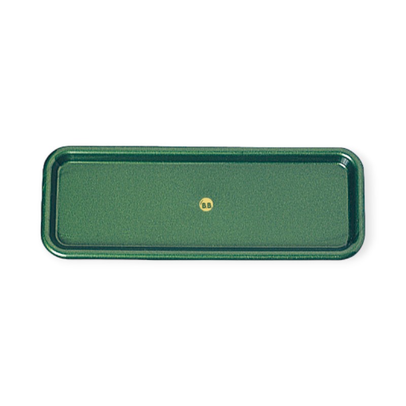 【1個】カスタートレー B-5411G BB調味料長角トレー グリーン 00512234