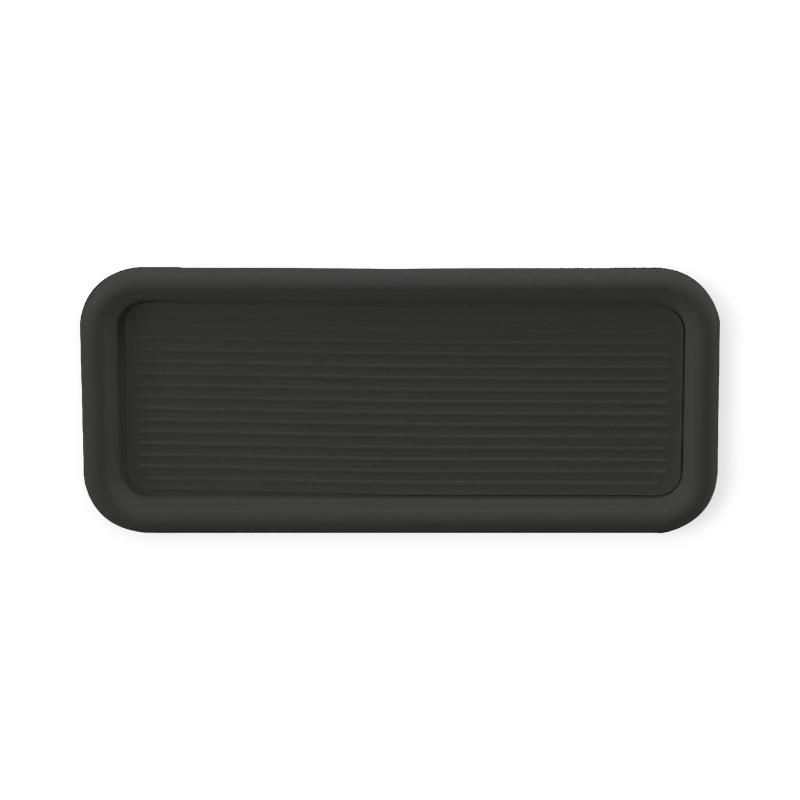 【1個】卓上用品 MT-021 マジックトレー 長角型(カスタートレー) 黒 PP袋入 00512783