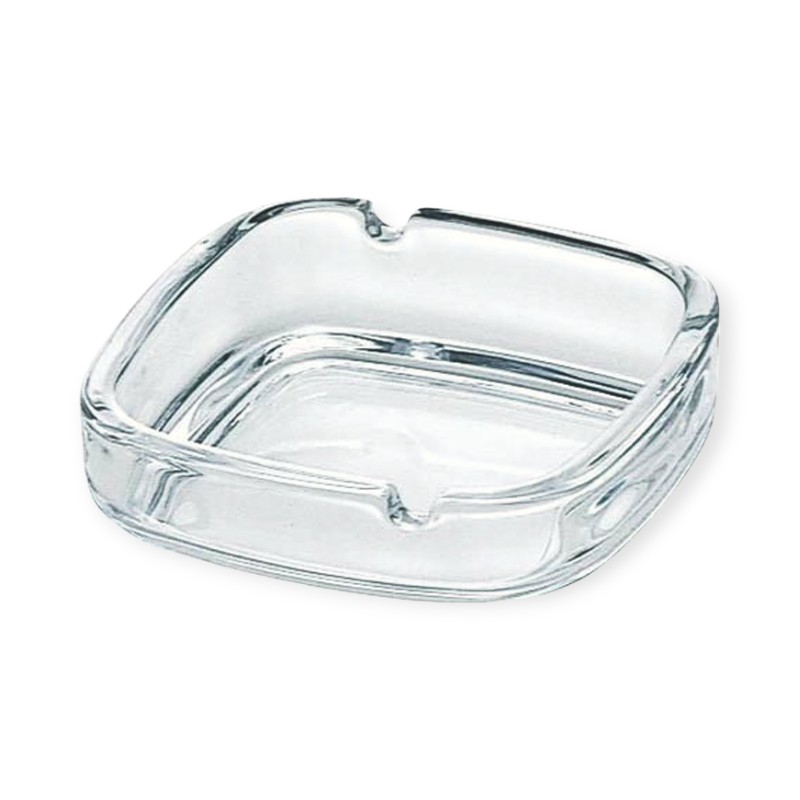 【1個】店舗用品 スクエアー灰皿 クリアー P-05536-JAN 00512823