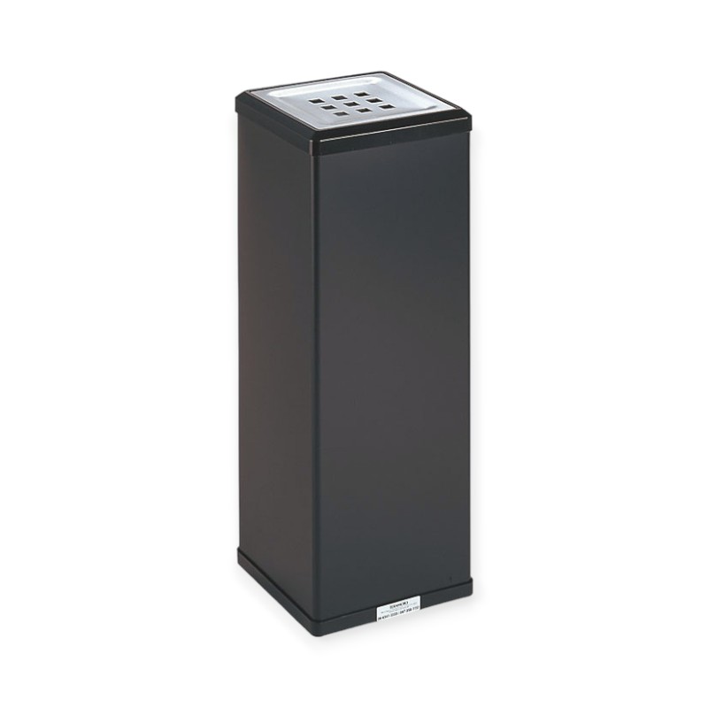 【1個】店舗用品 消煙灰皿 SS-255-000 黒 00512882