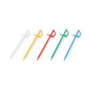 【1個】調理小物 大ピックス 5色 (1000入) 00513433