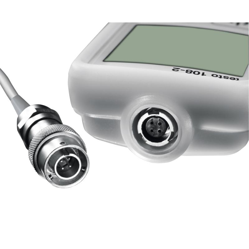 プロステアウトレットの【1個】調理小物 testo 108-2 食品用中心温度計 (T熱電対プローブ・ソフトケース付) K/T熱電対接続可 テストー 00530426｜アングル2