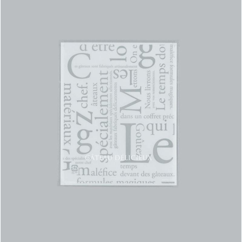 【100枚】製菓向け袋 カマス GT(透明タイプ) No.2 洋柄ホワイト バラ 福助工業 00548189