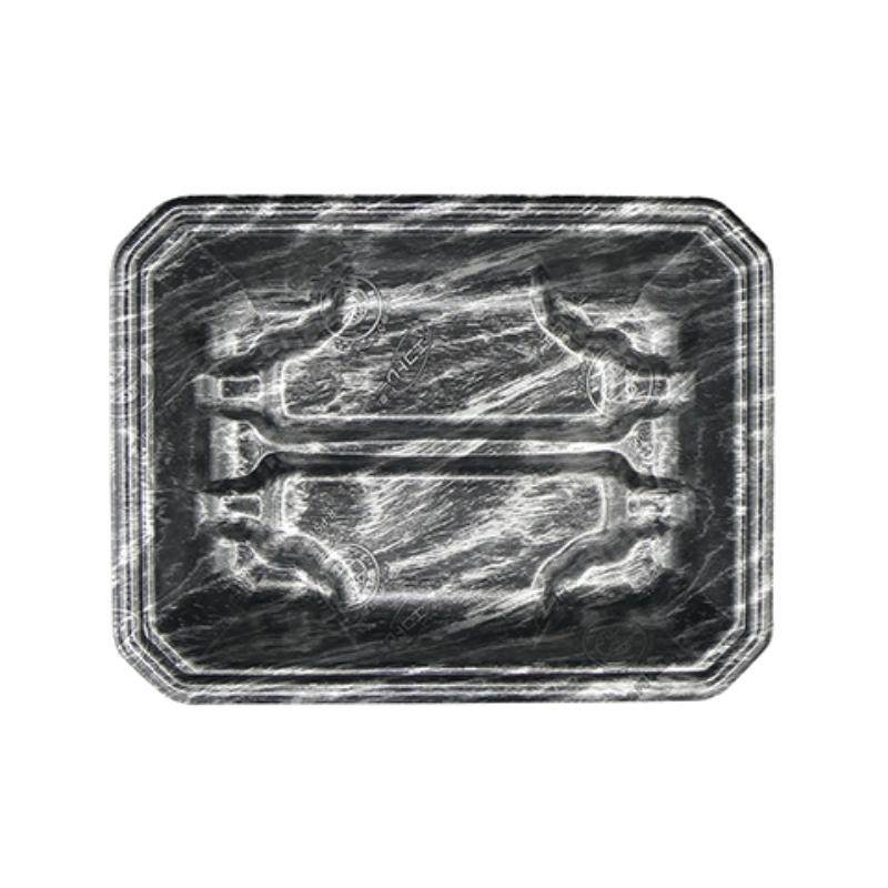 【1500枚】発泡トレー FLステージ20-15(32) エコ黒木銀 エフピコ 00662236