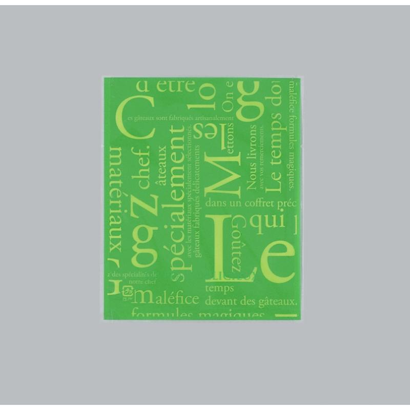 【100枚】製菓向け袋 カマス GT(透明タイプ) No.2 洋柄グリーン バラ 福助工業 00683231