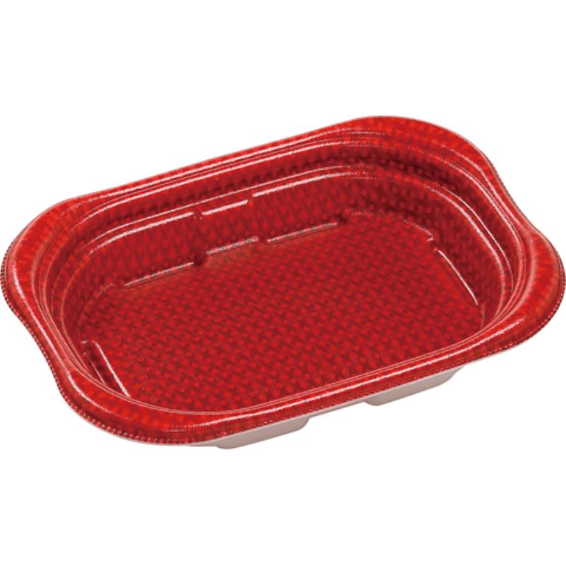 【800枚】惣菜容器 MFP優デリ18-13(34) クロスD赤 エフピコ 00700534