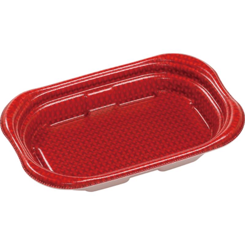 【800枚】惣菜容器 MFP優デリ20-13(34) クロスD赤 エフピコ 00700535