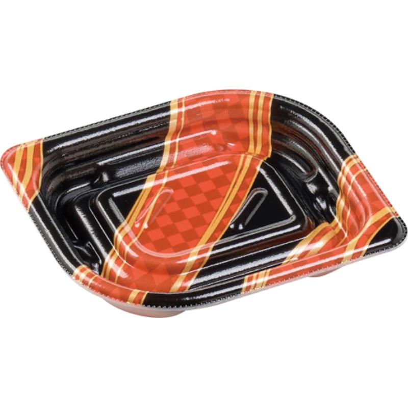 【1500枚】惣菜容器 MFPわかば13-11 波市松赤 エフピコ 00706445