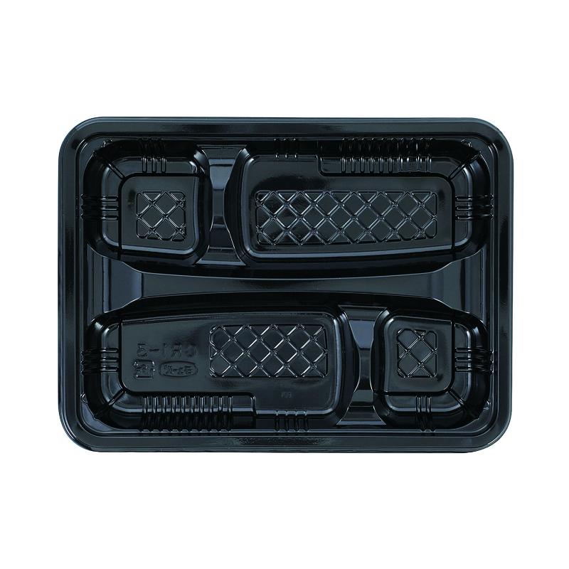Disposable - 【600枚】弁当容器 CR-1-3 黒 本体 エフピコチューパ 00710545