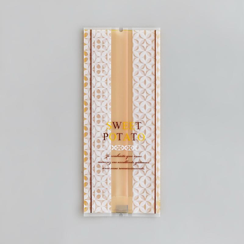 【100枚】合掌袋 合掌ガゼット袋 GM(マットタイプ) No.3 スイートポテトバラ 福助工業 00756923