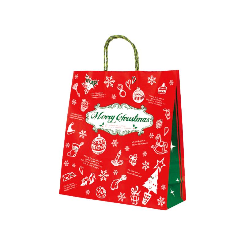 【200枚】紙手提袋 T-6 アンティークノエル ベルベ 00757082