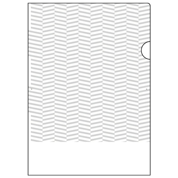 【1袋】事務用品 紙製トリック！クリアフォルダ A4 パターン大 100枚入 ヒサゴ 00761378