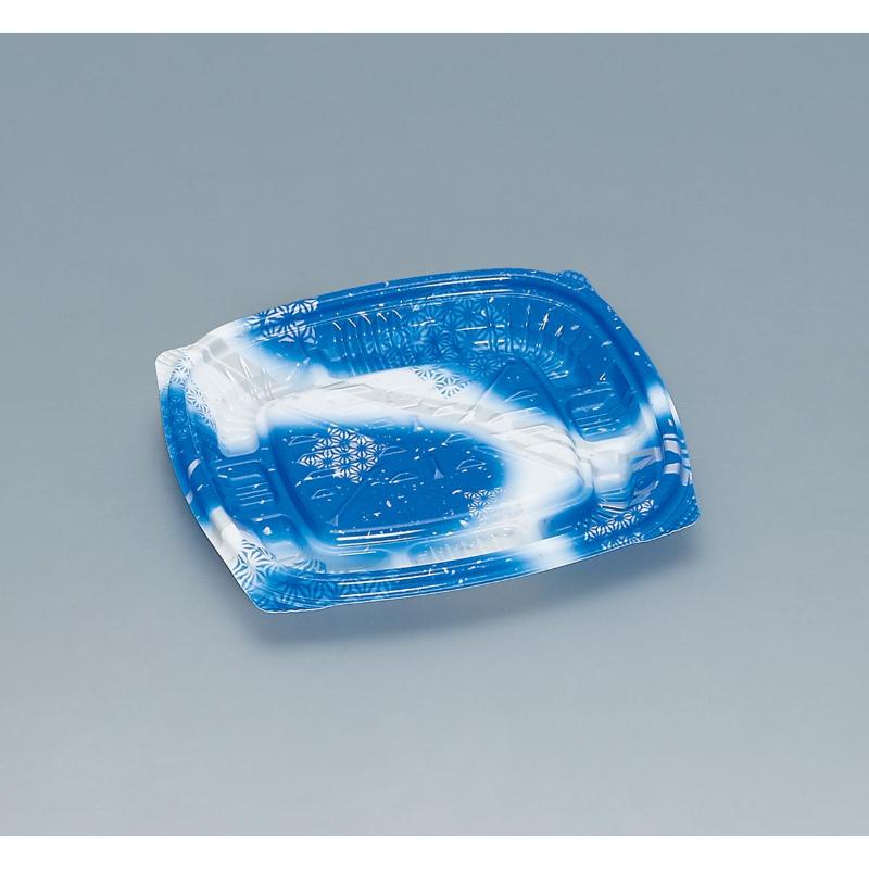 【1600枚】惣菜容器 プリモ12-11H あまのブルー 福助工業 00762801