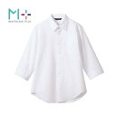 【1枚】七分袖シャツ シャツ 兼用 7分袖 白 4L 住商モンブラン 00764803