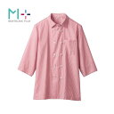 【1枚】七分袖シャツ シャツ 兼用 7分袖 ワイン M SS003-72 住商モンブラン 00764945