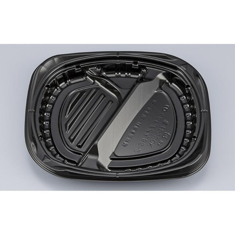 【600枚】弁当容器 CBFまろん8S-2 黒本体 シーピー化成 00766237