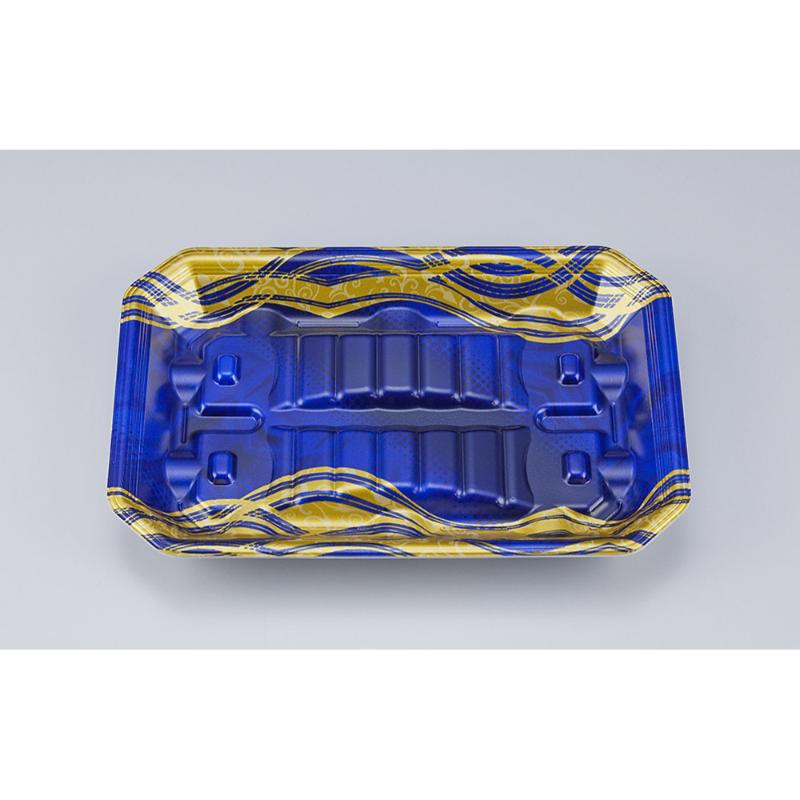 【600枚】鮮魚トレー 匠筏25-17-26A 静波紺 シーピー化成 00766450