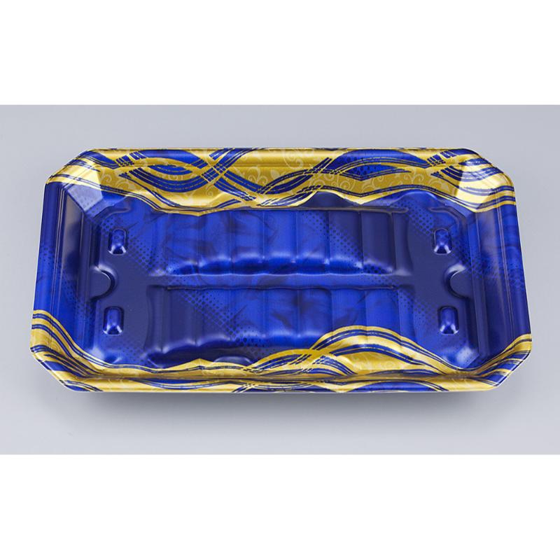 【600枚】鮮魚トレー 匠筏30-18-26A 静波紺 シーピー化成 00766453