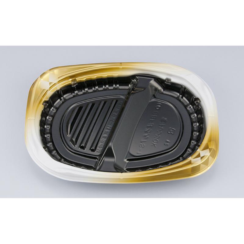 Disposable - 【600枚】弁当容器 CBFまろん7S-1 ゴルトBW本体 シーピー化成 00766498