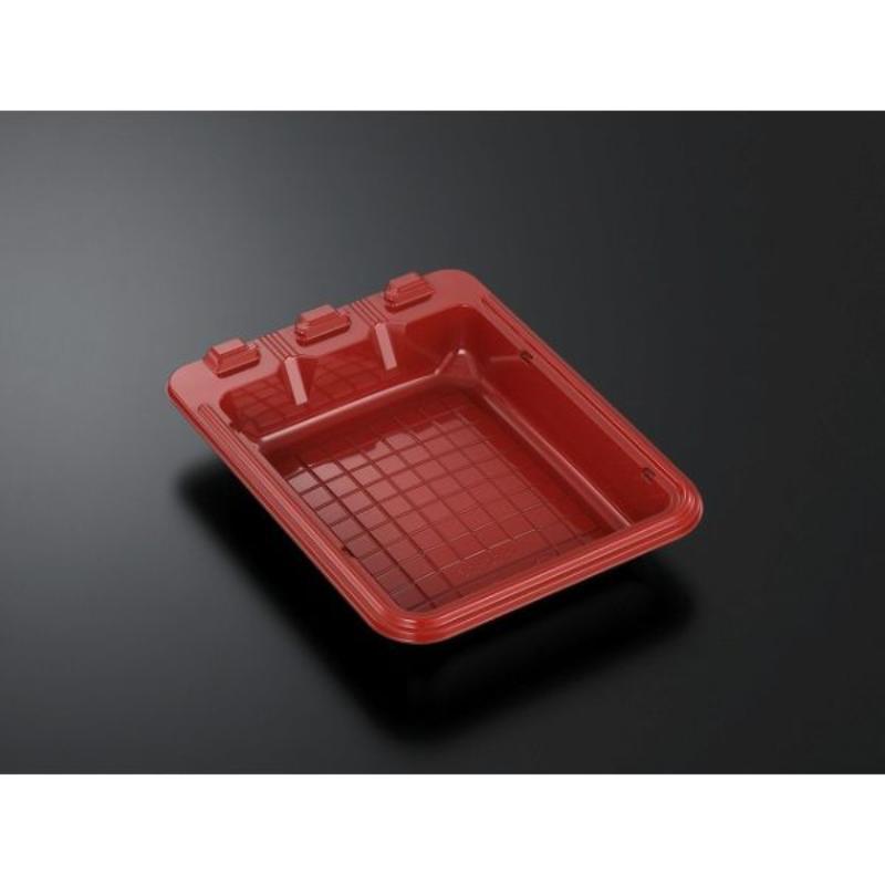 【25枚】オードブル容器 HS バット 20-26 LR-BK 身 中央化学 00769223