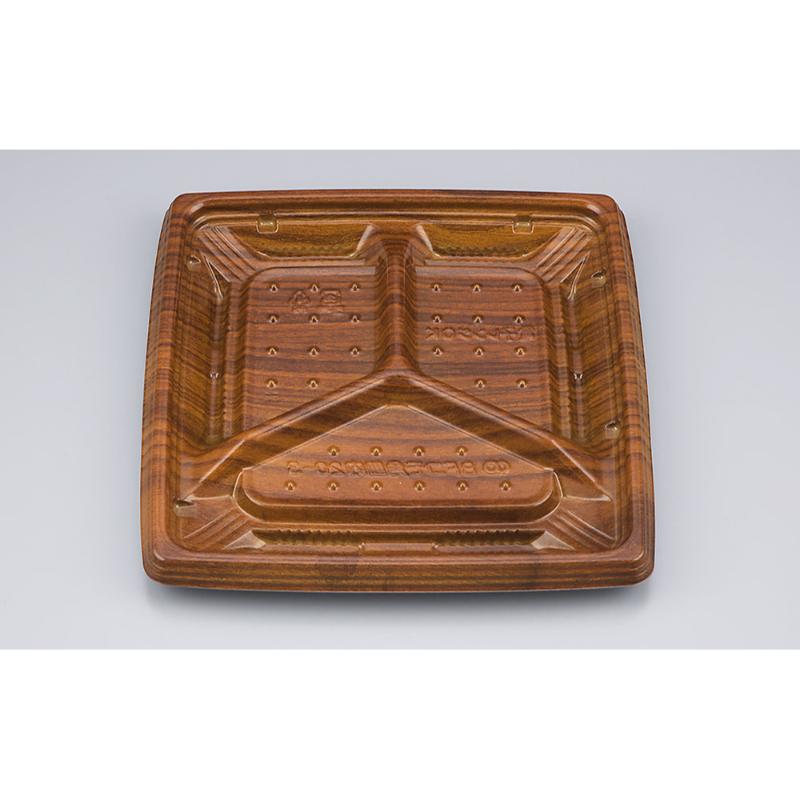 【400枚】惣菜容器 BFコモ角皿内20-3 栓木 本体(N) シーピー化成 00769379