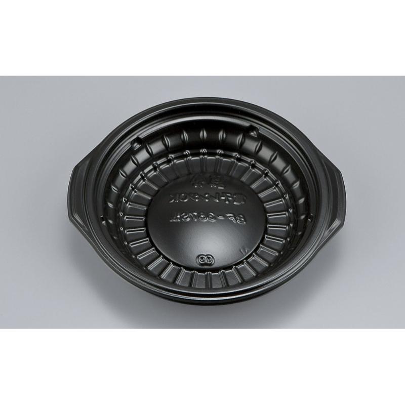 【900枚】どんぶり容器 BF-387S浅 黒 本体 シーピー化成 00769393