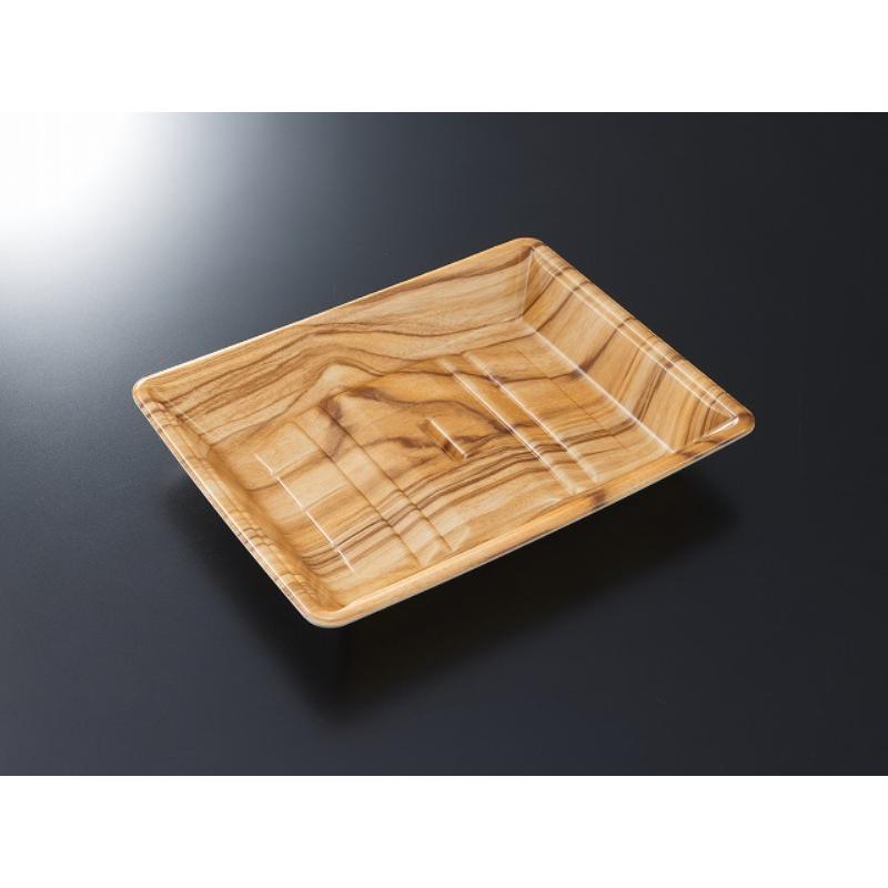 【800枚】発泡トレー 美栄え桶 25-20 木理BR 中央化学 00770182