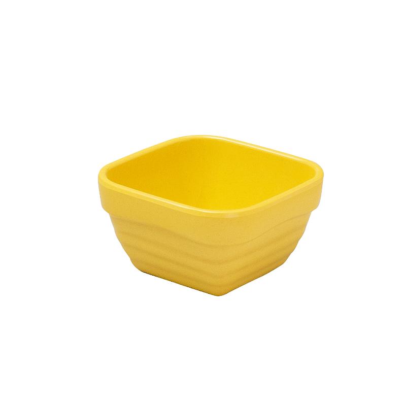 【1枚】食器 SM-1121SY 角ココット(黄色) アヅミ産業 00776762