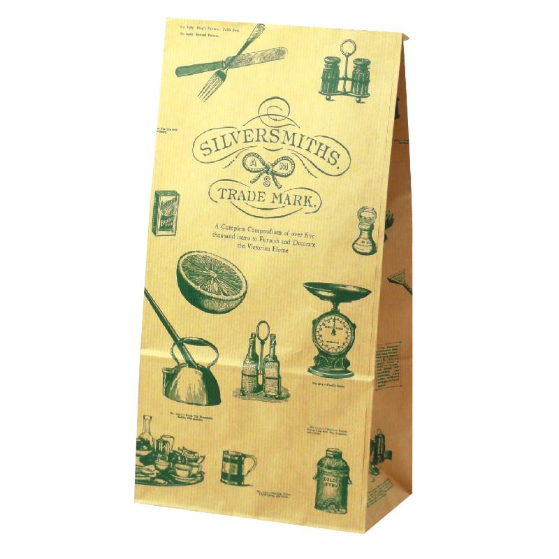 【1袋】持ち帰り用紙袋 50-3509 角底袋 シルバースミス 156×95×320 100P ササガワ 00777844