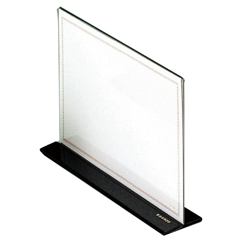 【10組】メニュースタンド 34-2920 卓上メニュー立 T型 大 ササガワ 00778461