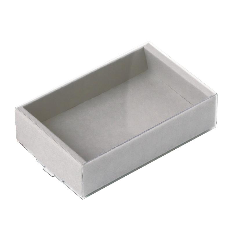 【1箱】事務用品 50-163 透明スリーブ付カラーボックスM グレー 30P ササガワ 00781891