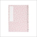 【1冊】店舗用品 31-142 芳名帳 紙表紙 郵便番号枠付き 5行罫 桃 ササガワ 00782424