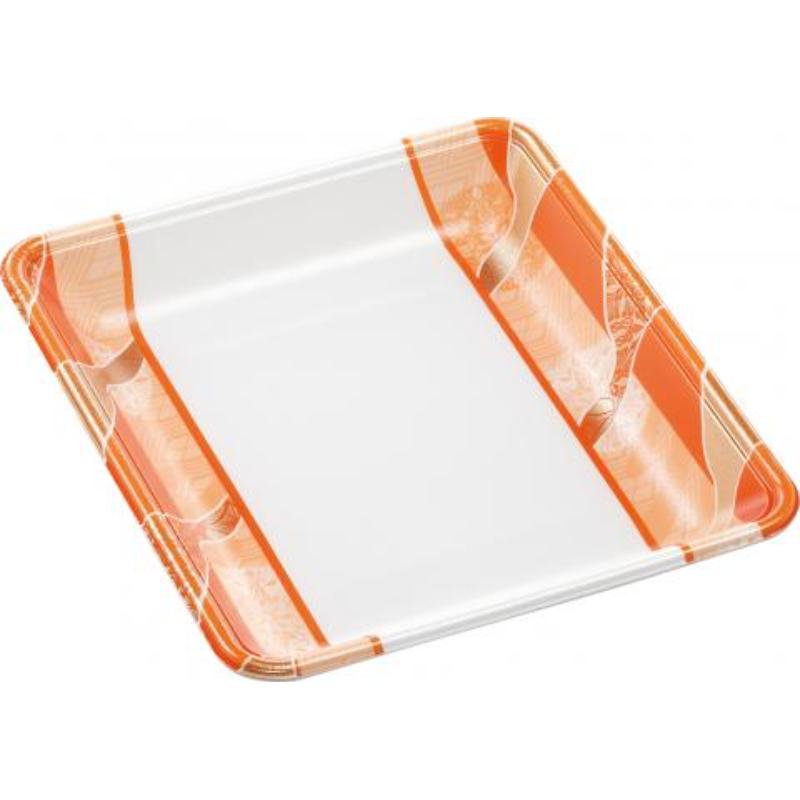 【1200枚】発泡トレー FLB-A22-30 鮮彩オレンジ エフピコ 00767975