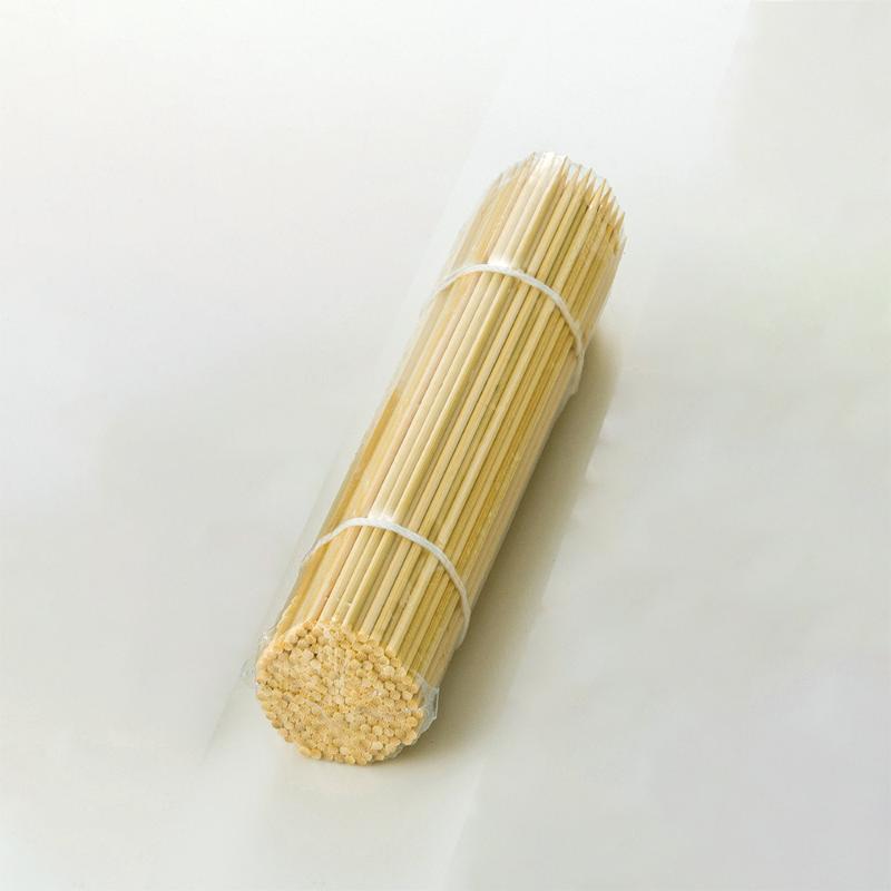 【1束】竹串 雅 丸串φ2.5mm 200本シュリンク巻き 18cm 萬洋 00782903
