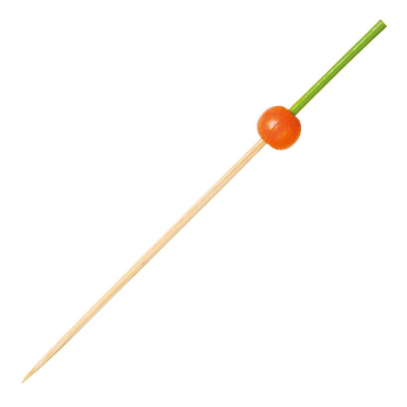 竹串に綾珠の飾りがかわいらしい、料理用飾り串。おせちや会席などのお祝い料理を華やかに演出。お料理をいただく愉しみに彩を添えてみてはいかがでしょうか。サイズ：長さ120mm材質：天然竹原産国／製造国：日本商品コード00782961メーカー名萬洋サイズ長さ120mm材質天然竹関連商品(ケース)綾珠かんざし串100本入12cm橙18259E 1点・注意事項：モニターの発色によって色が異なって見える場合がございます。・領収書については、楽天お客様マイページから、商品出荷後にお客様自身で印刷して頂きますようお願い申し上げます。・本店では一つの注文に対して、複数の送り先を指定することができません。お手数おかけしますが、注文を分けていただきます様お願い致します。・支払い方法で前払いを指定されて、支払いまで日数が空く場合、商品が廃番もしくは欠品になる恐れがございます。ご了承ください。・注文が重なった場合、発送予定日が遅れる可能性がございます。ご了承ください。・お急ぎの場合はなるべく支払い方法で前払い以外を選択いただきます様お願い致します。支払い時期によっては希望納期に間に合わない場合がございます。