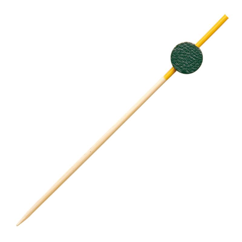 【1組】竹串 かんざし串(深緑) 12cm 100本入 萬洋 00782975
