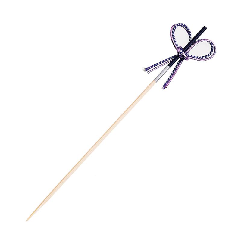【1組】竹串 花むすび串(緑) 12cm 50本入 萬洋 00783074