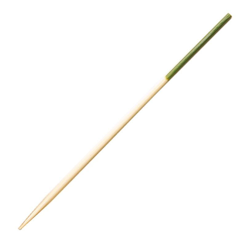 【1組】竹串 かんじょう串(緑) 7.5cm 100本入 萬洋 00783136