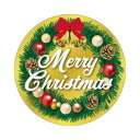 【300枚】ラベル 93-9354 クリスマスリース 朋JSP 00684014