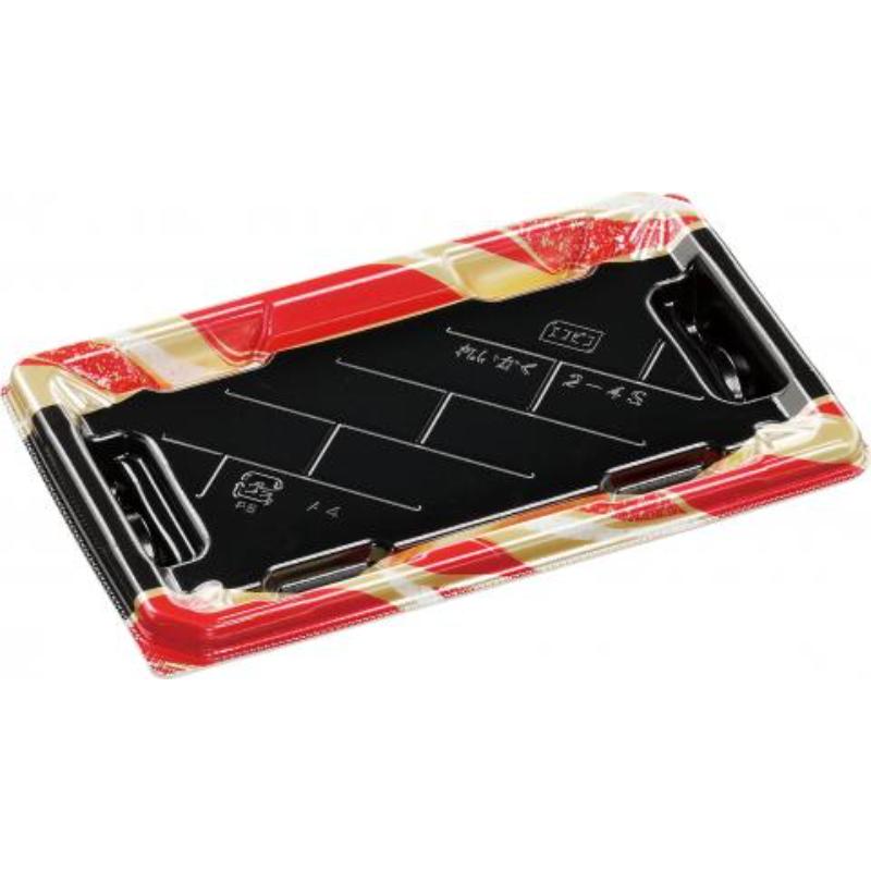 【600枚】寿司容器 麗角 2-4S 京みやび赤 エフピコ 00776262